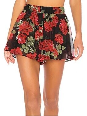 Revolve Show me your Mumu flowy floral stretchy casual shorts S